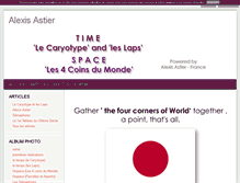 Tablet Screenshot of alexis-astier.blog4ever.com
