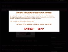 Tablet Screenshot of nuitcaline.blog4ever.com