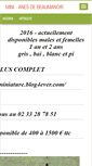 Mobile Screenshot of minianebeaumanoir.blog4ever.com