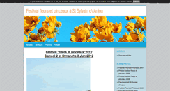 Desktop Screenshot of festivalfleursetpinceaux.blog4ever.com