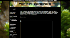 Desktop Screenshot of montblanc-plantesgrasses.blog4ever.com