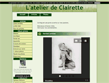 Tablet Screenshot of clairette.blog4ever.com