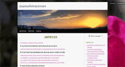 Desktop Screenshot of manuelstracteurs.blog4ever.com