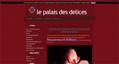 Desktop Screenshot of lepalaisdesdelices.blog4ever.com