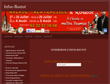 Tablet Screenshot of infos-routot.blog4ever.com