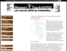 Tablet Screenshot of memorytracks.blog4ever.com