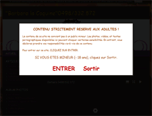 Tablet Screenshot of barbaracoquine.blog4ever.com